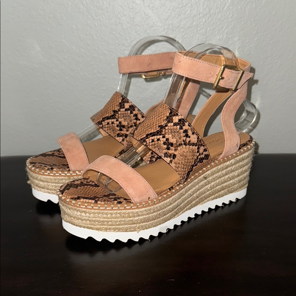 Crown Vintage Espadrille Wedge Sandals - Picture 4 of 13